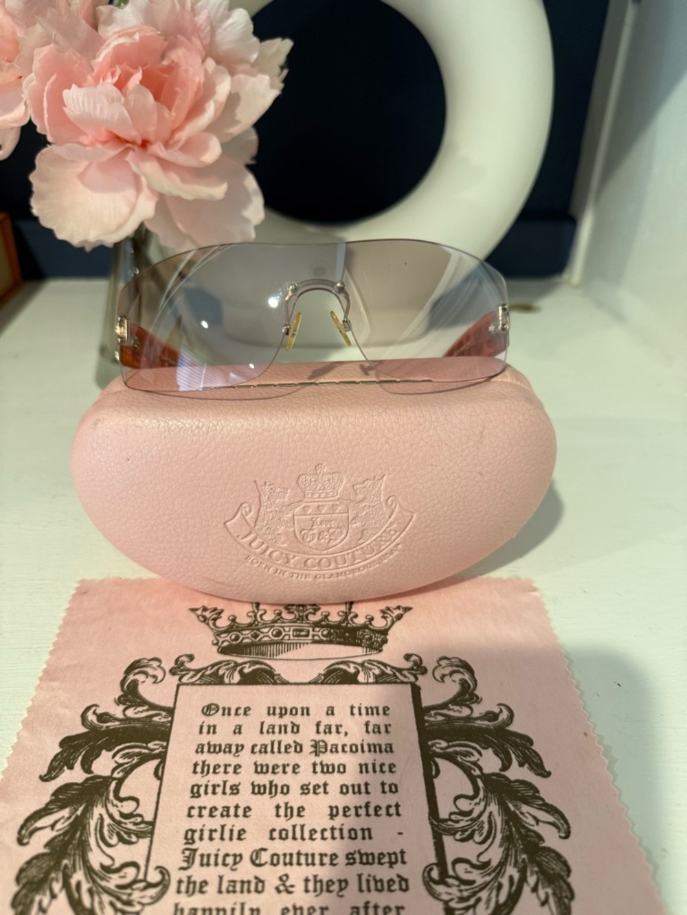 Vintage Juicy Couture Pink Sunglasses